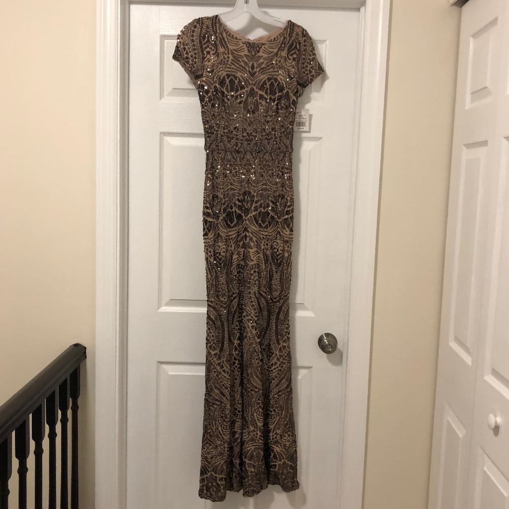NWT David's Bridal Sequin Gown